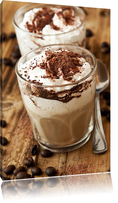 Pixxprint Cappuccino, Leinwandbild