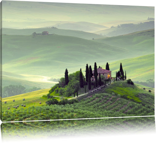 Wunderschöne Toskana Landschaft Leinwandbild