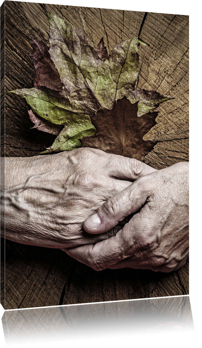 Pixxprint Bis ans Ende Zusammen, Leinwandbild