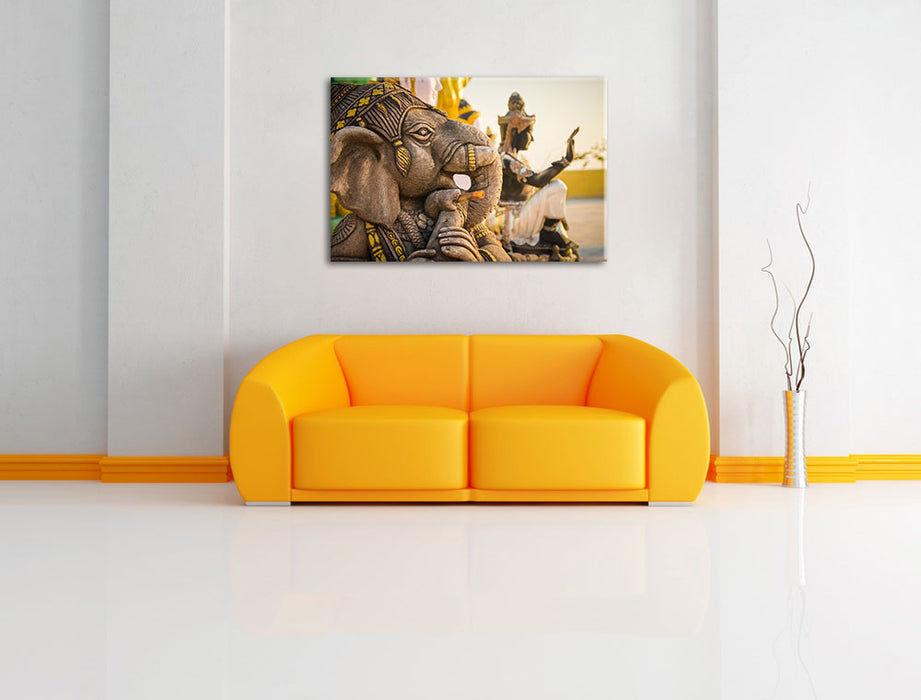 Elefantengottheit in Thailand Leinwandbild über Sofa
