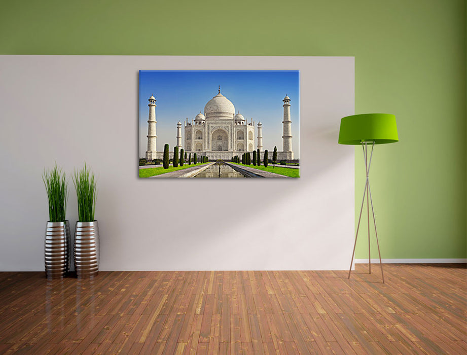 Gewaltiger Taj Mahal Leinwandbild im Flur