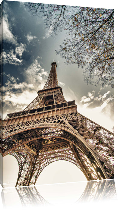 Eindrucksvoller Eifelturm Paris Leinwandbild