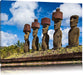 Moai Statuen Osterinseln Leinwandbild