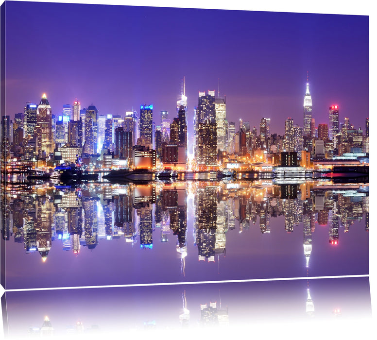 Pixxprint Manhattan Skyline, Leinwandbild