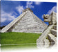 Schöner Maya Tempel in Mexiko Leinwandbild