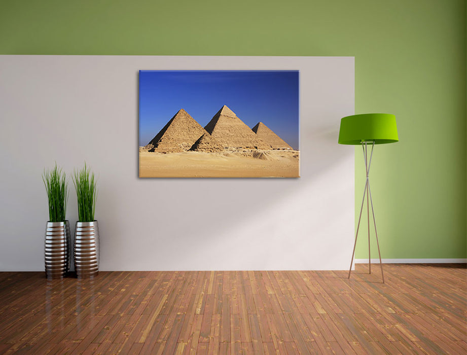 Pyramiden von Gizeh Leinwandbild im Flur