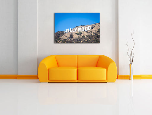 Hollywood Wahrzeichen Leinwandbild über Sofa