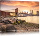 Brooklyn Bridge Sonnenuntergang Leinwandbild