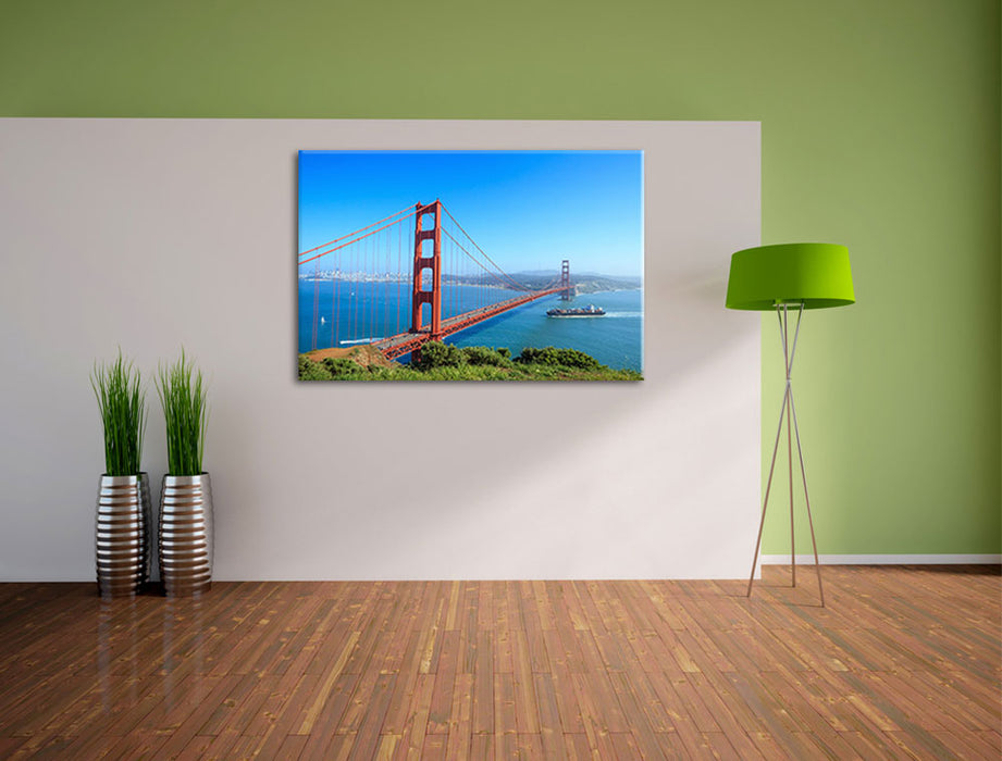 Golden Gate Bridge in USA Leinwandbild im Flur