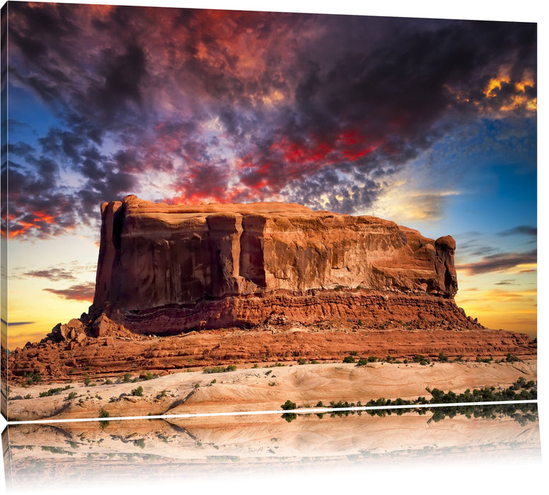 Pixxprint Monument Valley, Leinwandbild