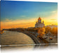 Sonnenuntergang in Moskau Leinwandbild