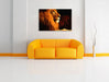 Majestäischer stolzer Löwe Leinwandbild über Sofa