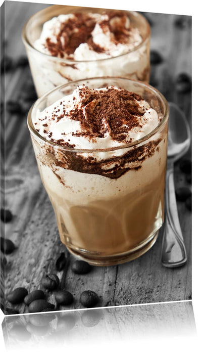 Pixxprint Cappuccino, Leinwandbild
