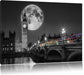 Big Ben mit Mond London Leinwandbild