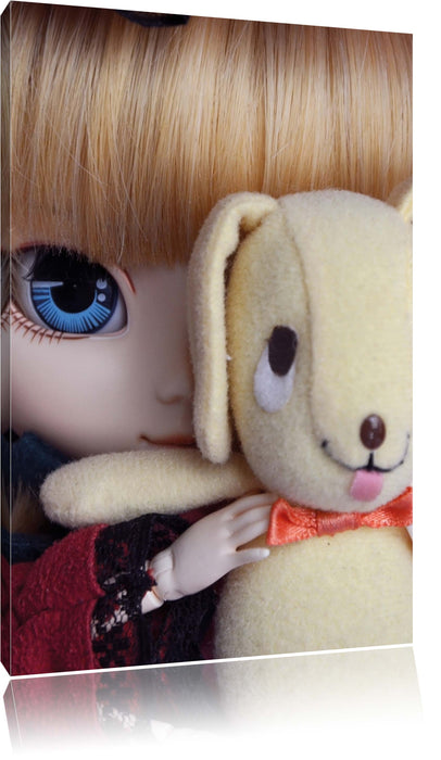 Pixxprint Rotkäppchen-Pullip, Leinwandbild