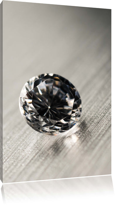 Pixxprint geschliffener Diamant, Leinwandbild