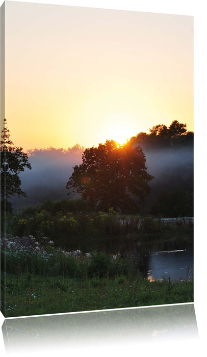 Pixxprint britische Landschaft, Leinwandbild