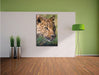 schleichender Leopard Leinwandbild im Flur