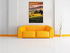 Wunderschöne Toskana Landschaft Leinwandbild über Sofa