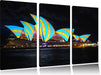 Sydney Opera House Leinwandbild 3 Teilig