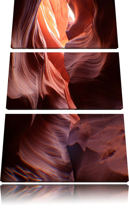 Antelope Canyon Arizona Leinwandbild 3 Teilig
