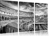 Kolosseum in Rom Leinwandbild 3 Teilig