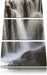 kleine Wasserfälle Leinwandbild 3 Teilig