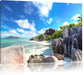 Seychellen Strand Leinwandbild