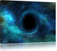 Schwarzes Loch im Weltall Leinwandbild