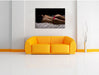 Perfekter Frauen Po Leinwandbild über Sofa