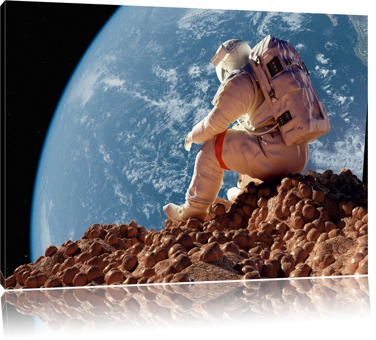 Der Astronaut Leinwandbild