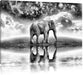 Elefant, Wiese, Himmel, Afrika Leinwandbild