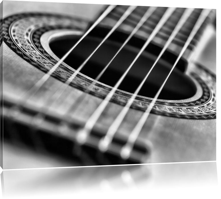 Gitarrensaiten and Music Leinwandbild