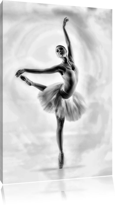 Pixxprint Ballerina, Leinwandbild