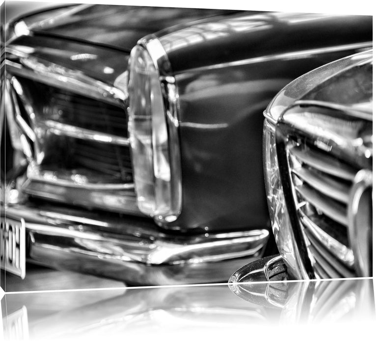 Pixxprint Wunderschöne Oldtimer, Leinwandbild