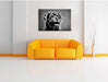 Treuer Rottweiler Leinwandbild über Sofa
