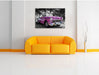 Kuba Varadero Oldtimer B&W Leinwandbild über Sofa