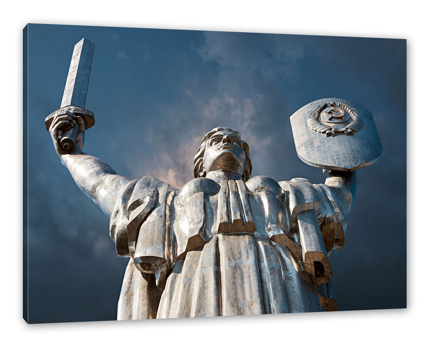 Pixxprint Mutter Mutterland Ukraine, Leinwandbild