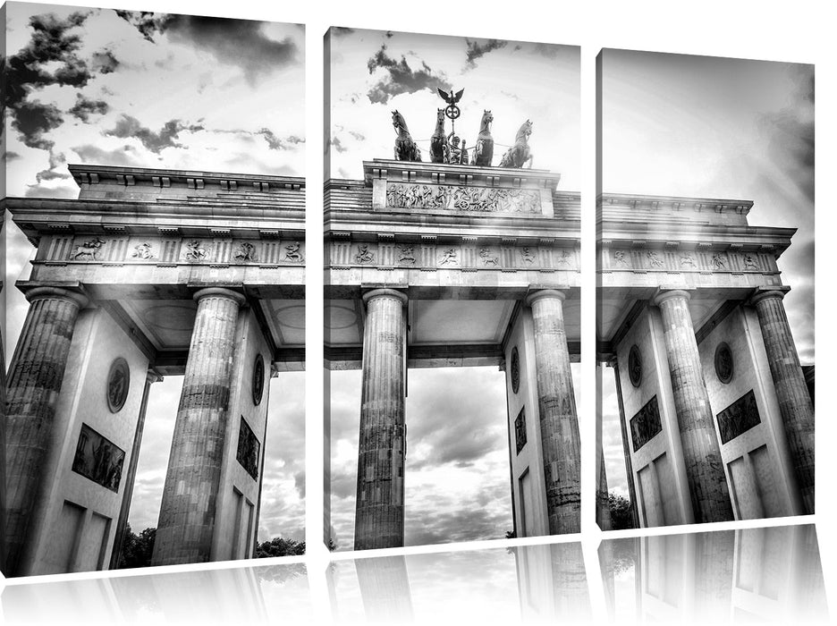 Brandenburger Tor Berlin Leinwandbild 3 Teilig