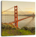 Prächtige Golden Gate Bridge Leinwandbild Quadratisch