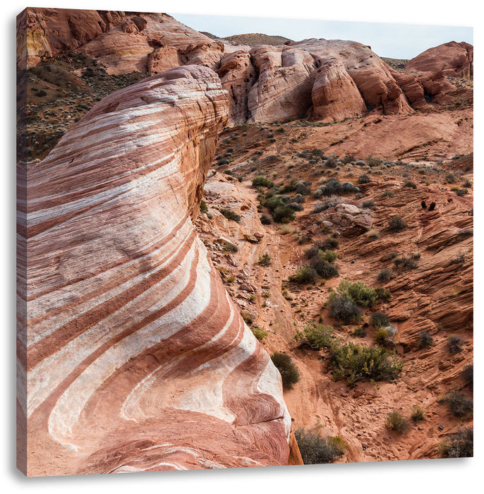 Atemberaubender Grand Canyon Leinwandbild Quadratisch