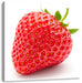 Leckere Erdbeere Leinwandbild Quadratisch