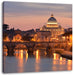 Vatikan Petersplatz Leinwandbild Quadratisch