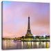 Eifelturm Paris bei Nacht Leinwandbild Quadratisch