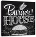 Burger House Leinwandbild Quadratisch