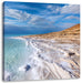 Das Tote Meer bei Tag Leinwandbild Quadratisch