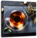 Heißer Kräutertee Leinwandbild Quadratisch