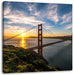 Golden Gate Bridge Leinwandbild Quadratisch