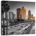 Straßenverkehr in Los Angeles Leinwandbild Quadratisch