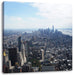 New York City Panorama Leinwandbild Quadratisch